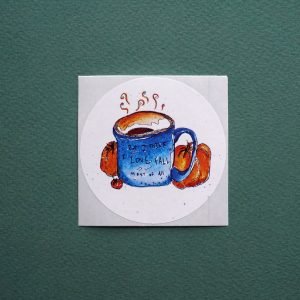 Наклейка «Гарбузовий чай»