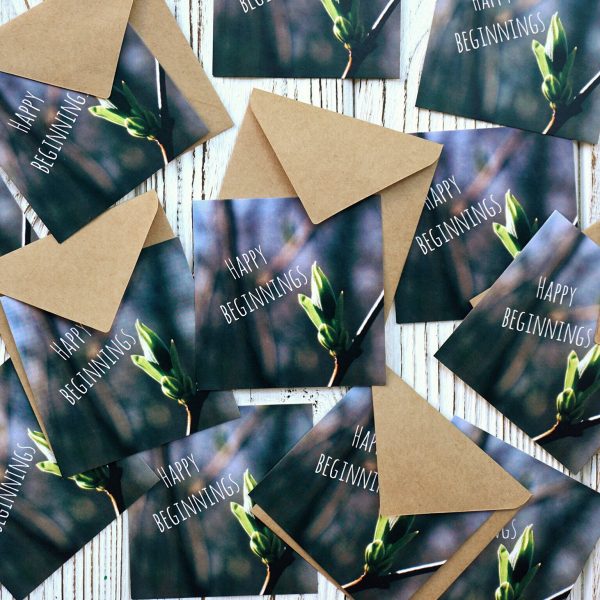 Міні-листівка «Happy Beginnings»
