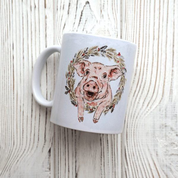 Чашка «Новорічна свинка»