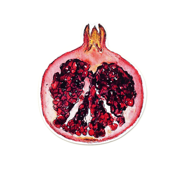 Вінілова наклейка «Гранат»