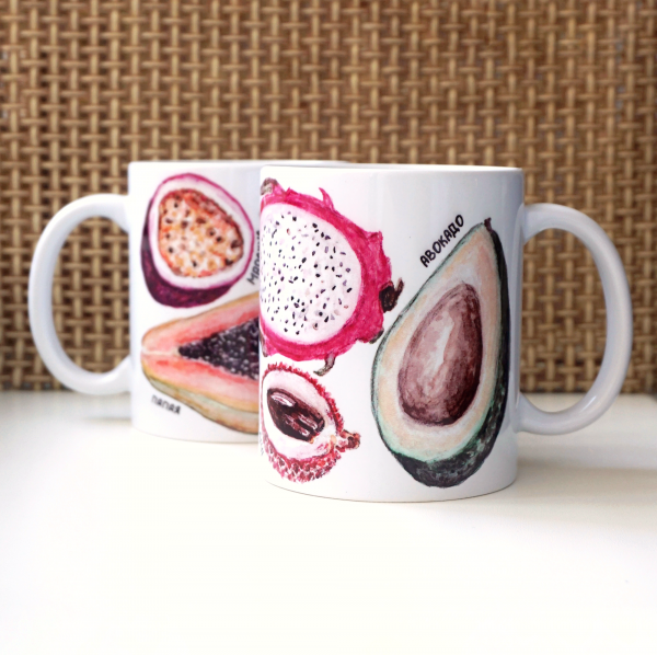 Чашка «Екзотичні плоди»