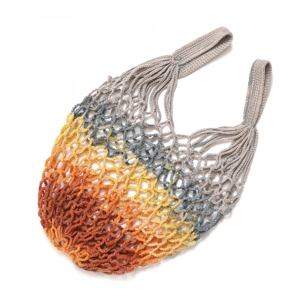 Авоська сіро-помаранчева