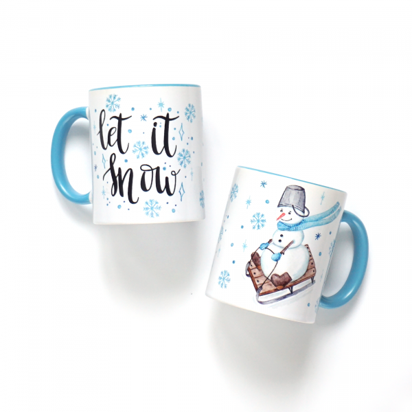 Чашка «Сніговик»