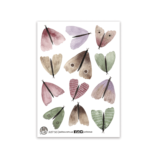 Стікерпак «Метелики»