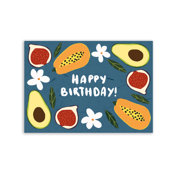 Листівка «Exotic Happy Birthday»