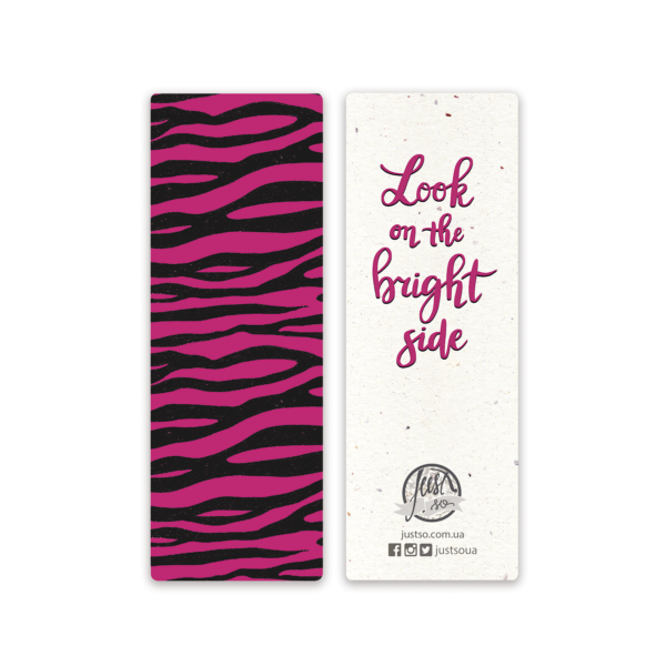 Закладка «Рожева зебра»